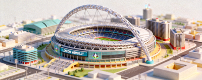 伦敦温布利大球场全景3D缩略图